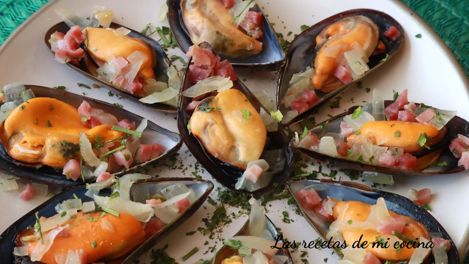 MEJILLONES EN SALSA (VIDEORECETA)